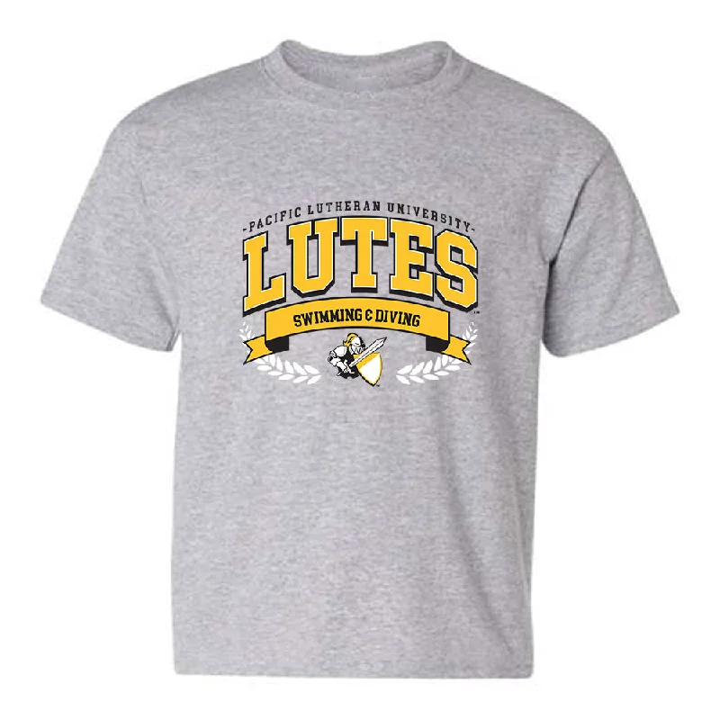 PLU - NCAA Women's Swimming & Diving : Melissa Zuniga - Youth T-Shirt Classic Fashion Shersey-- Chenille Blend Fleece Blend Nylon Blend