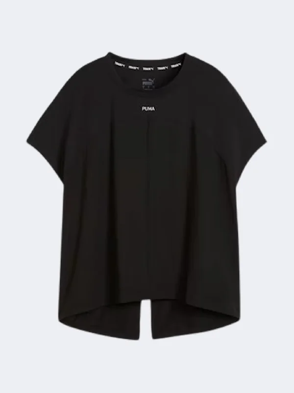 Puma Cloudspun Women Training T-Shirt Black-- Anti-Shrink Durable Soft