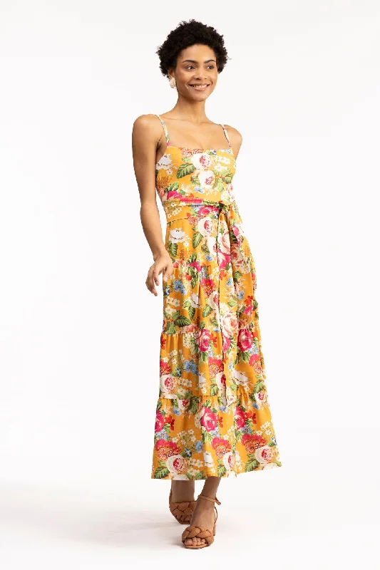 The Primrose Dress - Buttercream Garden Tunics Chic elegant