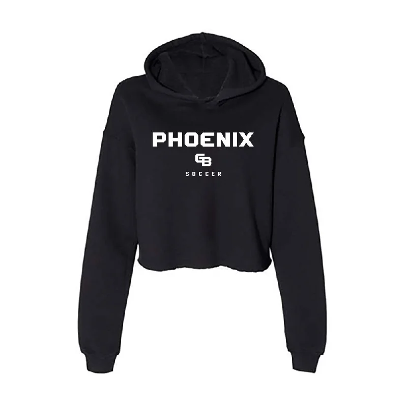 UW Green Bay - NCAA Women's Soccer : Sydney Bollis - Women's Crop Fleece Hoodie Hoodie with Toggle Buttons Decorative Unique