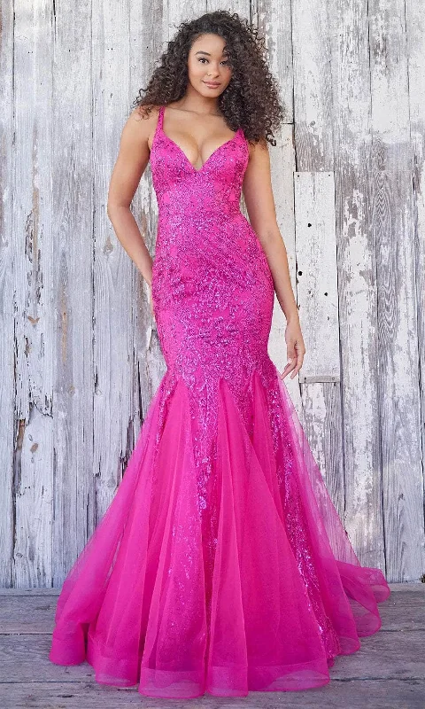 Colette By Daphne CL5109 - Glitter Mermaid Prom Dress Tunics Favorite customer