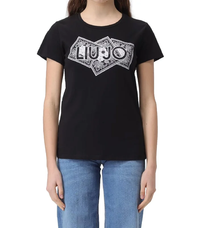 Liu Jo T-shirt nera donna