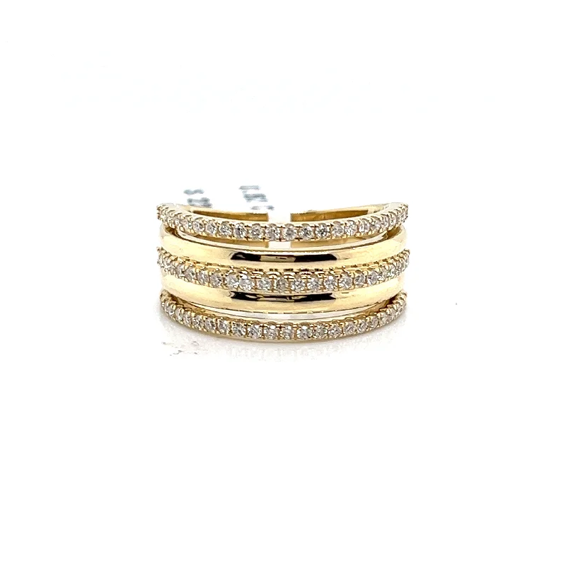 Exclusive Jewelry Sale – Limited-Time Discounts Bremer Jewelry Round Diamond Fashion Ring in 14K Yellow Gold (.52ctw) Exclusive Jewelry Sale – Limited-Time Discounts Bremer Jewelry Round Diamond Fashion Ring in 14K Yellow Gold (.52ctw)